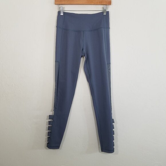 Victoria's Secret Sport Mesh Leggings Gray Size S - Picture 1 of 8